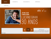 Tablet Screenshot of lucianobahia.com.br